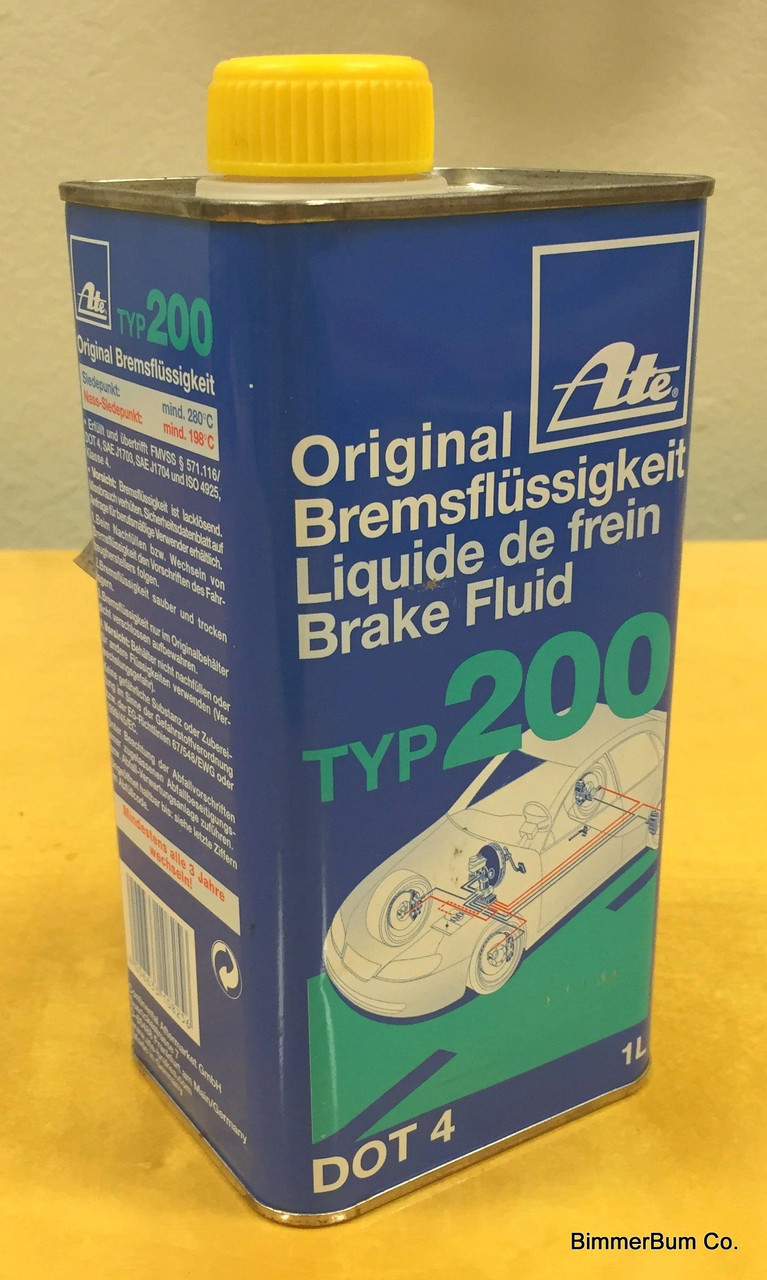 ATE Original Bremsflüssigkeit Typ 200 DOT 4 - 1 Liter 2x 1l = 2