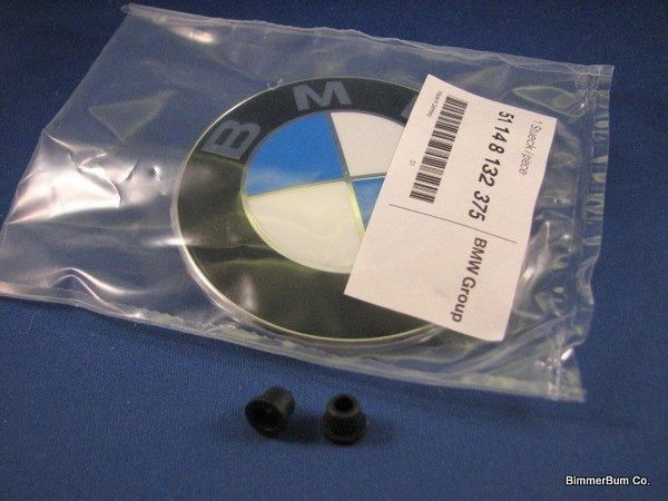 Genuine BMW 82mm Trunk Emblem - E85 Z4 Roadster - 51148132375