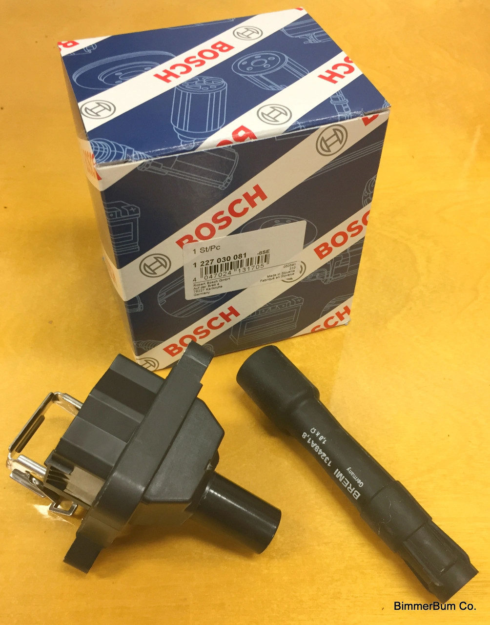 3-00263) OEM BOSCH Direct Ignition Coil & Connector S52, M52, M62 