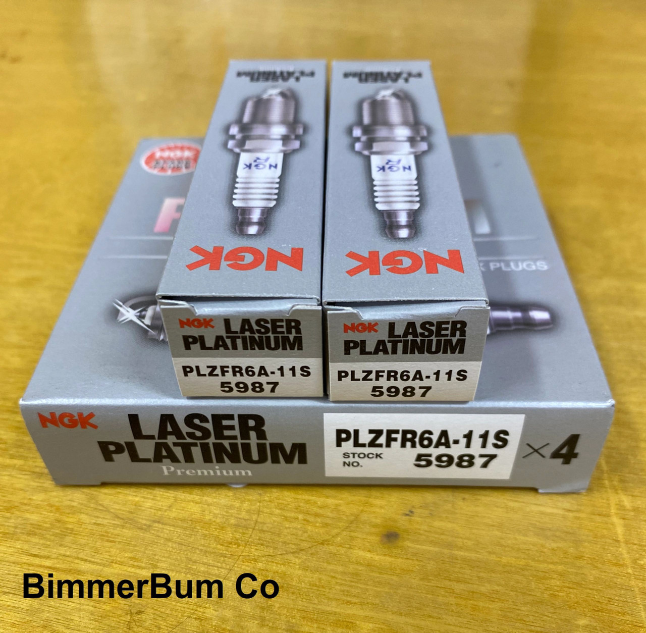 12122158253 NGK PLZFR6A-11S (5987) Spark Plug for BMW