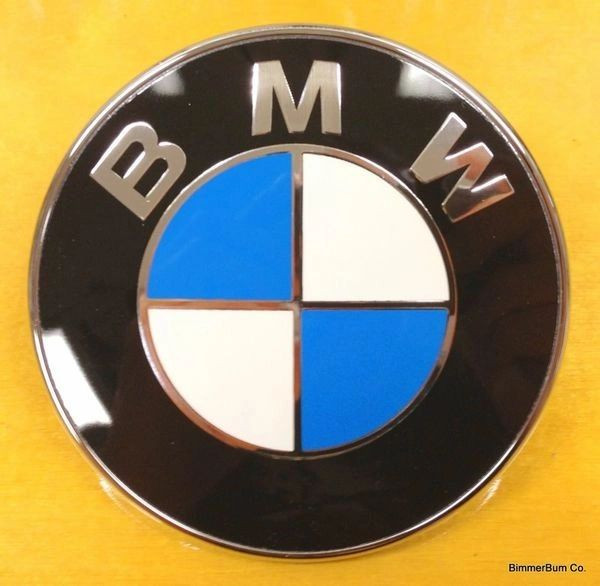 Genuine BMW E89 Z4 Roundel for Front Bumper (Nose) | 51147044207