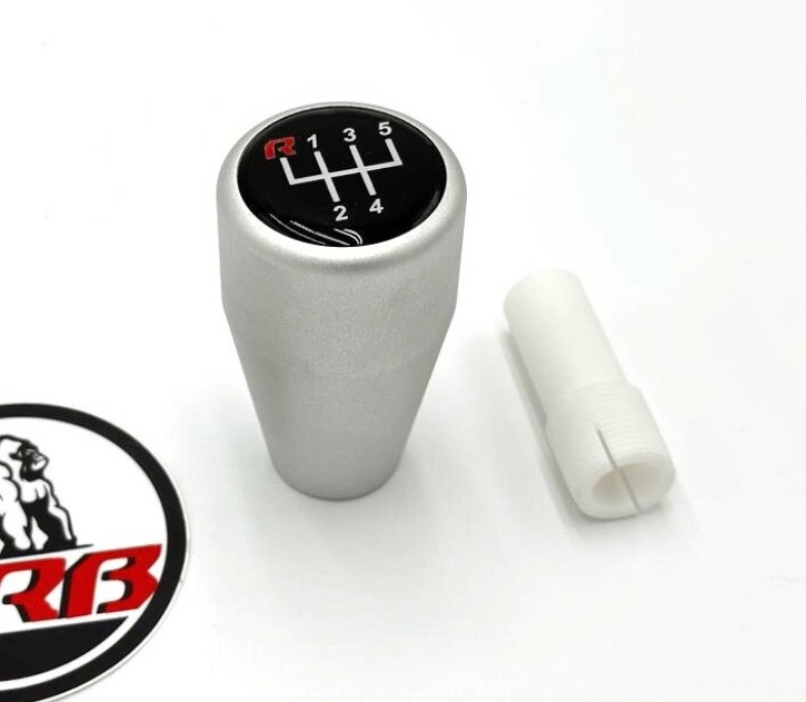 5-00521) HRB Billet Aluminum 6-Speed Shift Knob w/adapter