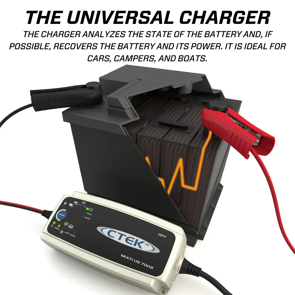 CTEK Multi US 7002 Universal 12V Battery Charger | 56-353