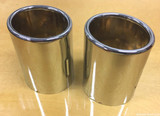 (4-00300) Genuine BMW Z3 Chrome Exhaust Tip Set (18120000794)