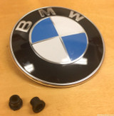 E85 Z4 Roadster Trunk Emblem Roundel Kit | 51148132375 with grommets
