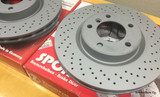 (1-00402) Zimmerman Cross Drilled Front Brake Disc Set E36 M3 Z3 M Coupe M Roadster (34112227171, 34112227172)