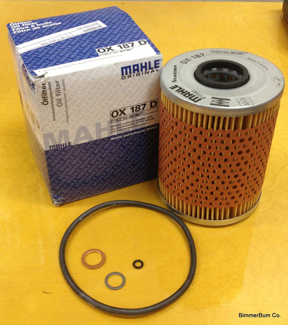(3-00003) OEM Mahle S50/S52/S54 Oil Filter Kit (OX187D) (11427833769)