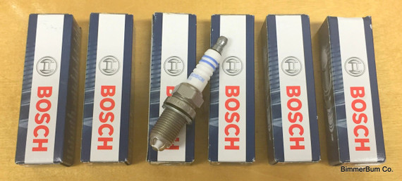 (3-00255) OEM BOSCH BMW S52 Spark Plug Set (7405) (12129069877)