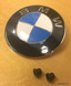 (4-00001.1) Genuine BMW Vintage Style Metal Painted Hood Emblem Roundel (51145480181)