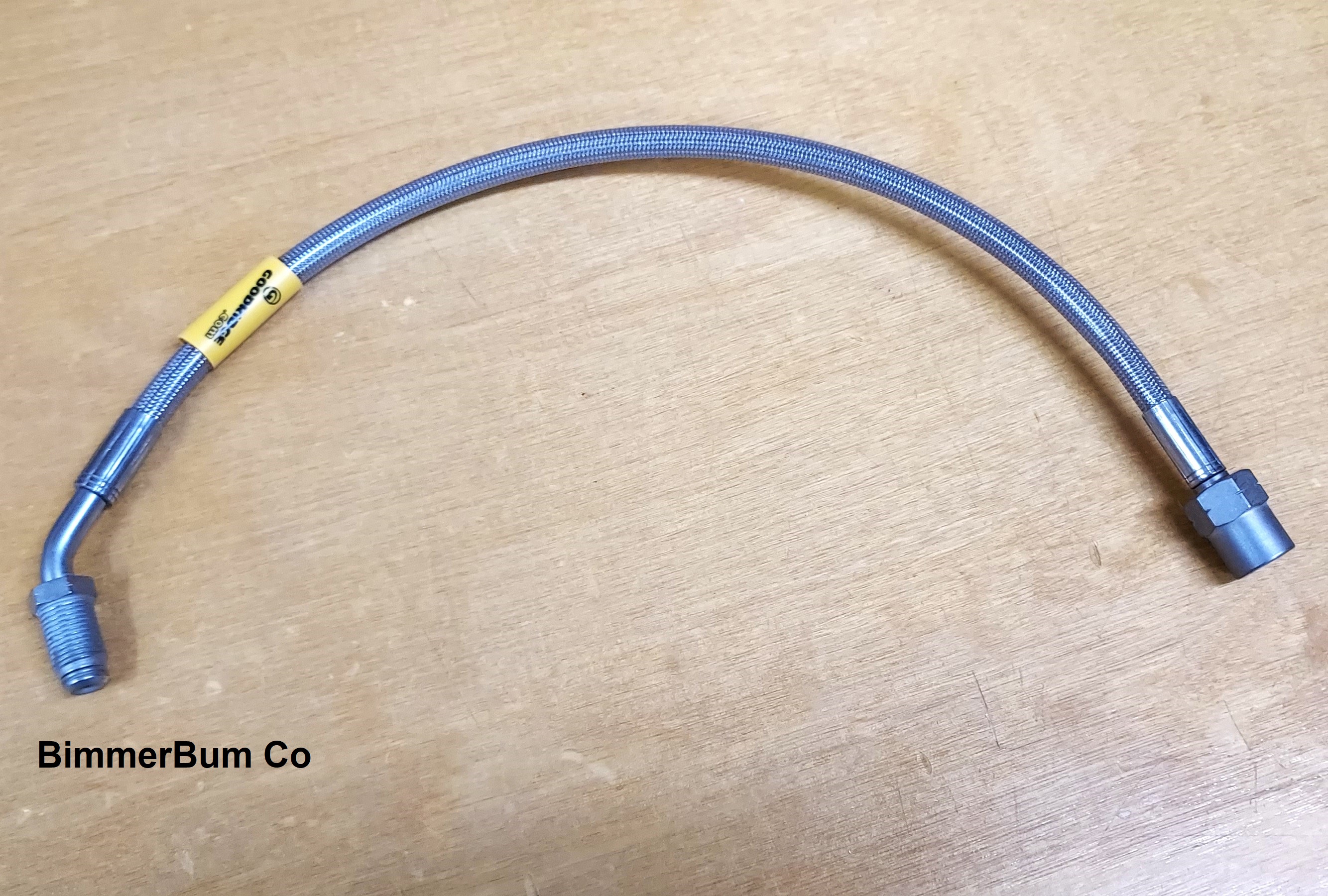 3-31041) Goodridge 31041-CLU Stainless Braided Clutch hose for Z3