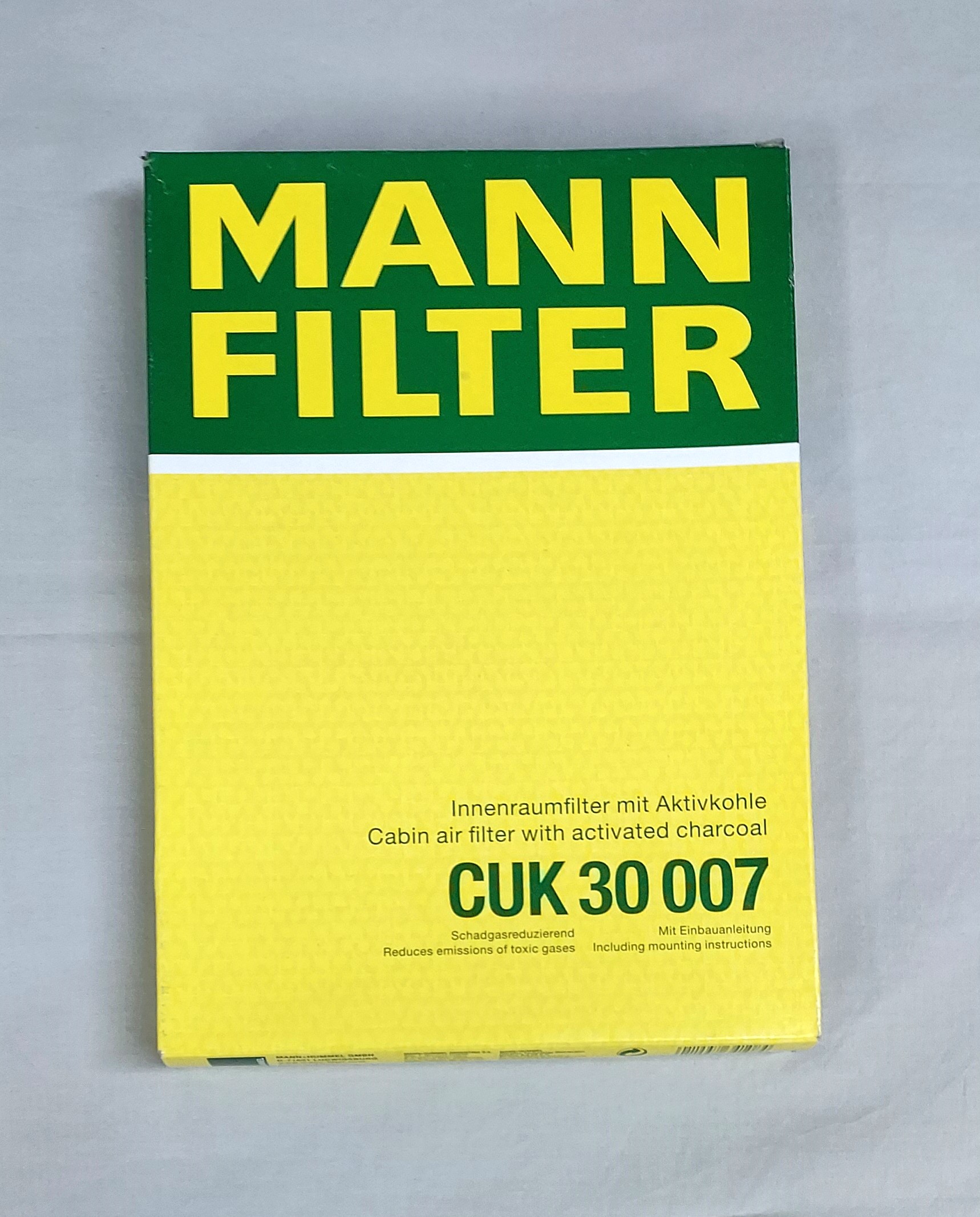 5-21003.1) OEM MANN CUK30007 Cabin Air Filter for BMW
