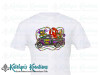 Mardi Gras Truck with Crawfish - Jersey Short Sleeve Tee - White