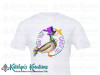 Shake Your Tail Feather Duck - Adult Short or Sleeve Tee - White