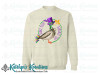 Shake Your Tail Feather Duck -  Adult Crewneck Sweatshirt - Sand