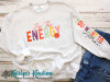 Be The Energy You Want to Attract - Adult Crewneck Sweatshirt with Sleeve Print