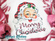 Vintage Santa Face Merry Christmas - Bleached Sweatshirt