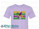 Mardi Gras Text Fleur de Lis Faux Glitter - Jersey Short Sleeve Tee - Dark Lavender