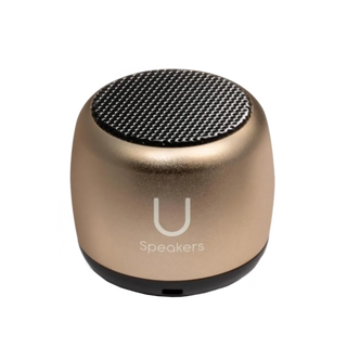 U Micro Portable Wireless Bluetooth 5.0 Gold Speaker