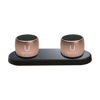 U Pro Speakers Set of 2 Bluetooth Rose Gold Speakers