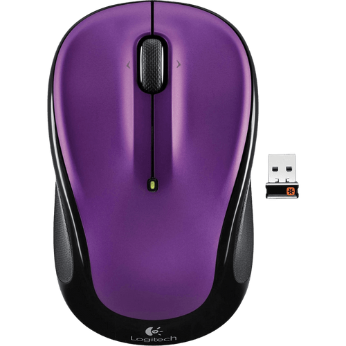 Logitech M325S Ambidextrous Wireless Mouse, Violet