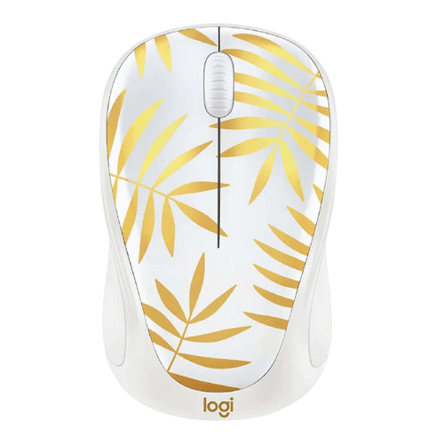Logitech M317 Limited Edition Ambidextrous Wireless Mouse, Bamboo Dream