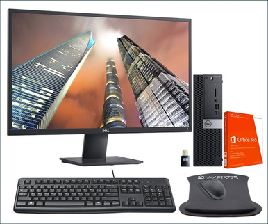 Dell Optiplex 5070 SFF PC | Remote Work Bundle | Aventis Systems