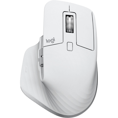 Logitech MX Master 3S Ergonomic Wireless Mouse, Pale Gray