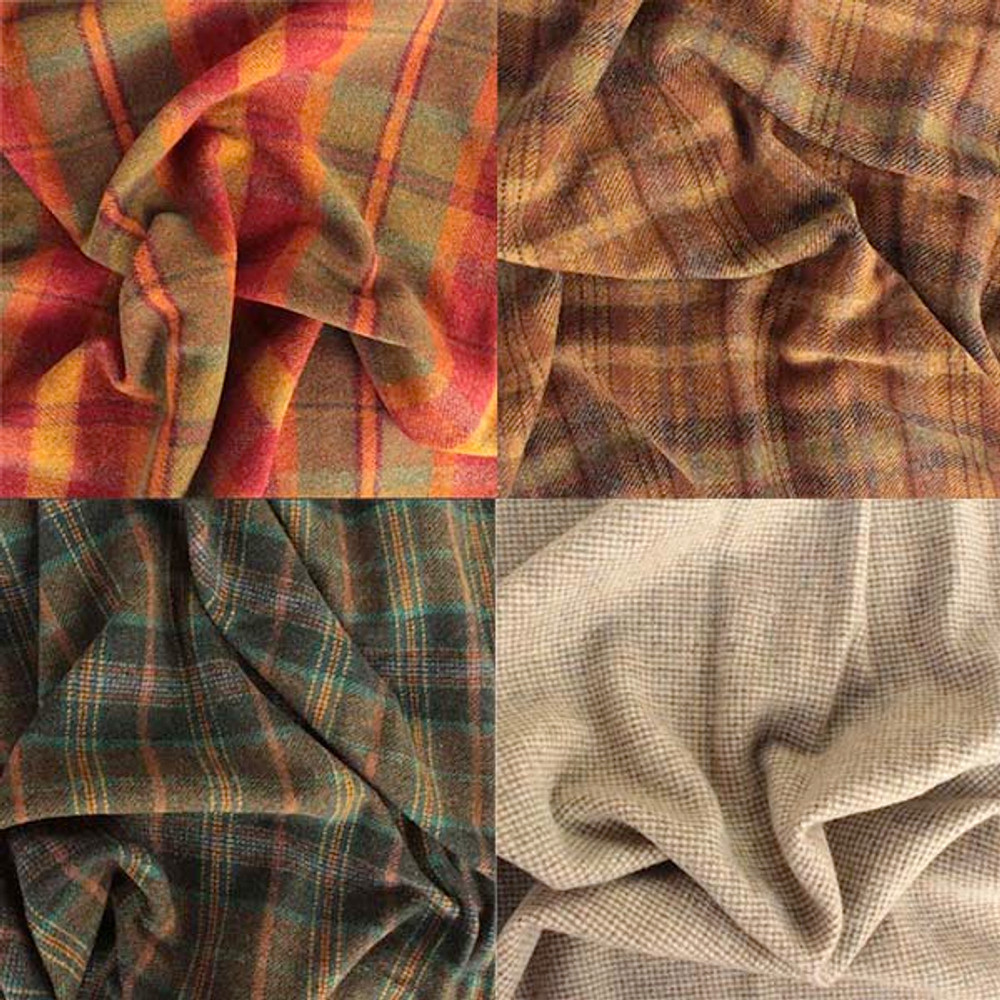 Wool Fabric By The Yard - 66 - Vermont Vineyard