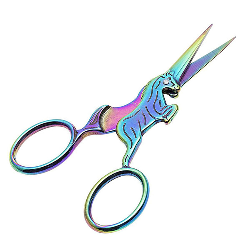Rainbow Titanium Needlework Scissors, Tacony #B4819RAIN