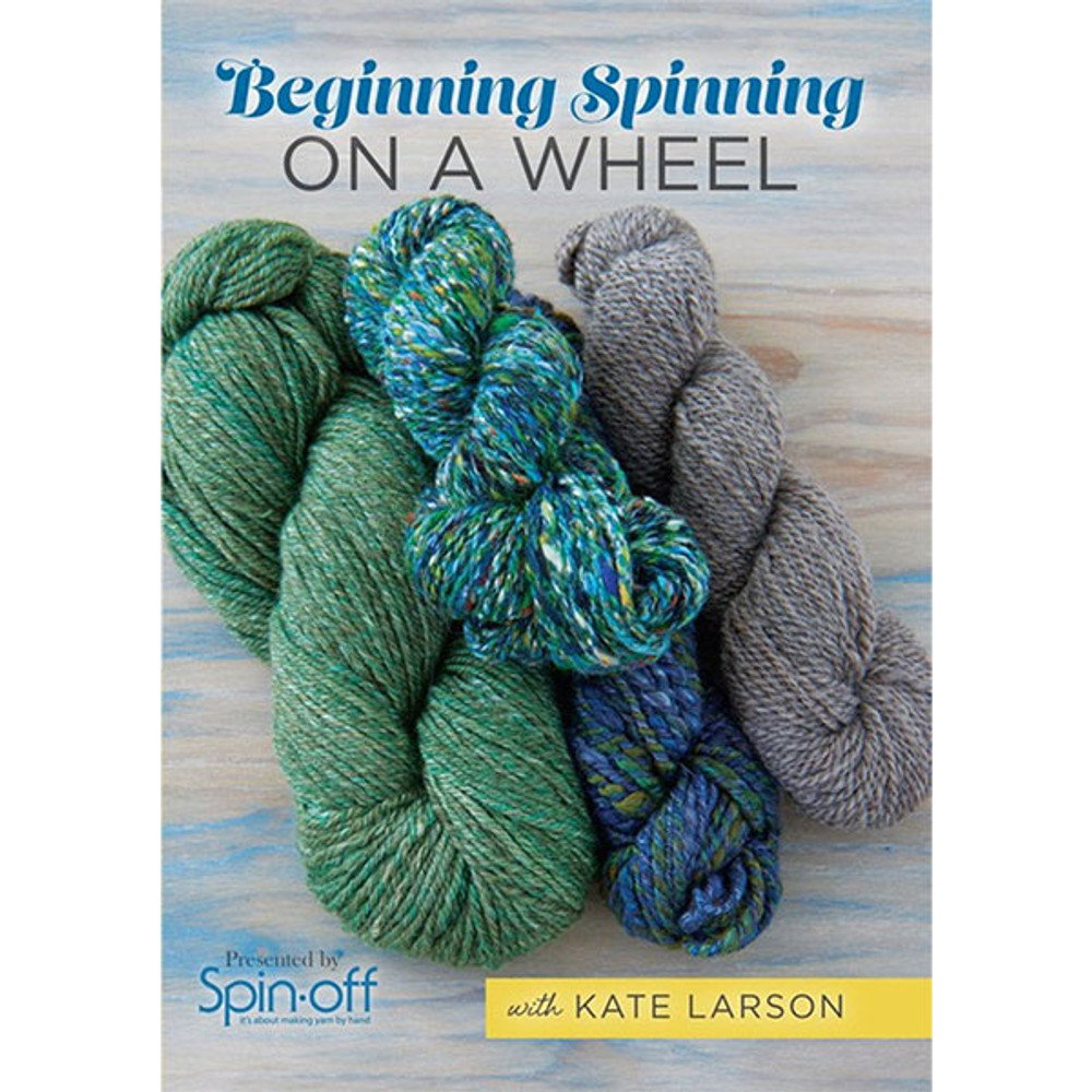 How to Spin Yarn On a Wheel - Absolute Beginner Lesson! 