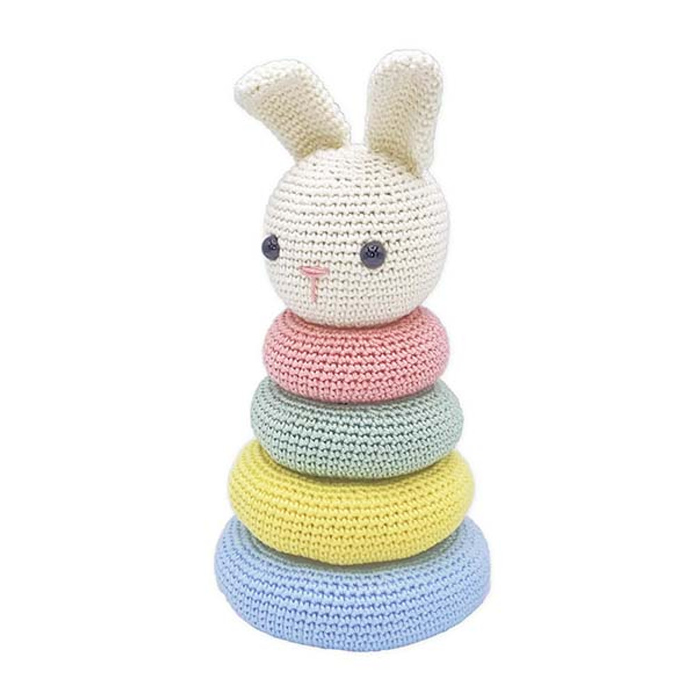 Stacking Bunny DIY Crochet Kit - Sealed with a Kiss