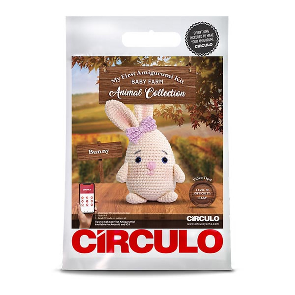 Beginner Crochet Kits White Rabbit (big Size) Easy Peasy - Temu