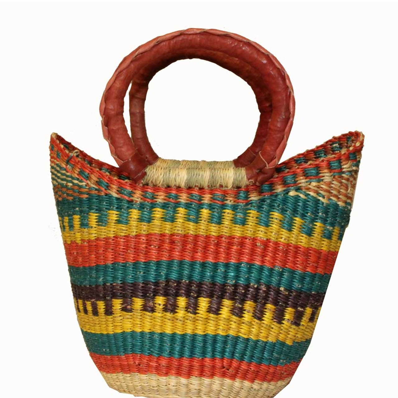 African Fair Trade Basket Mini Tote The Woolery