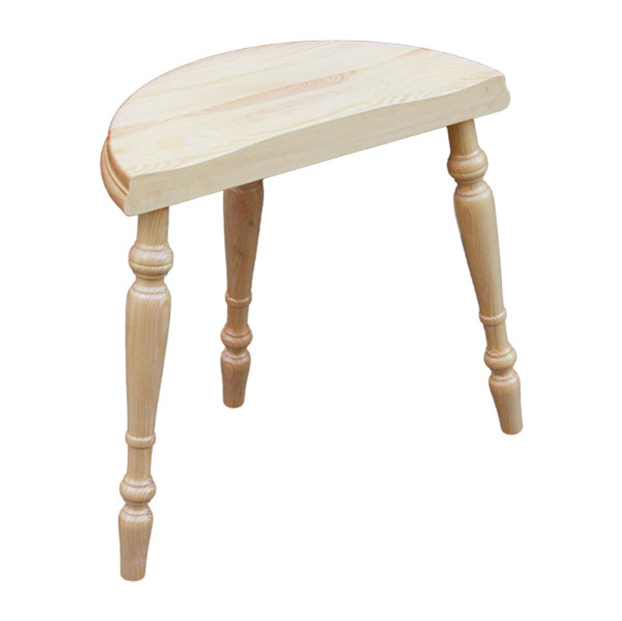 Wooden outlet spinning stool