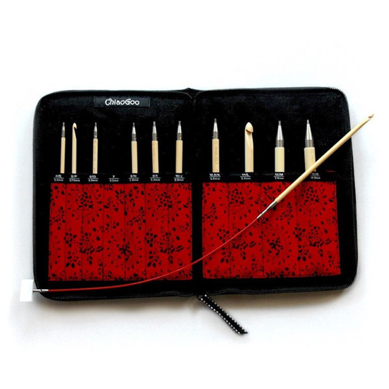 ChiaoGoo T-SPIN Interchangeable Tunisian Crochet Hook Set