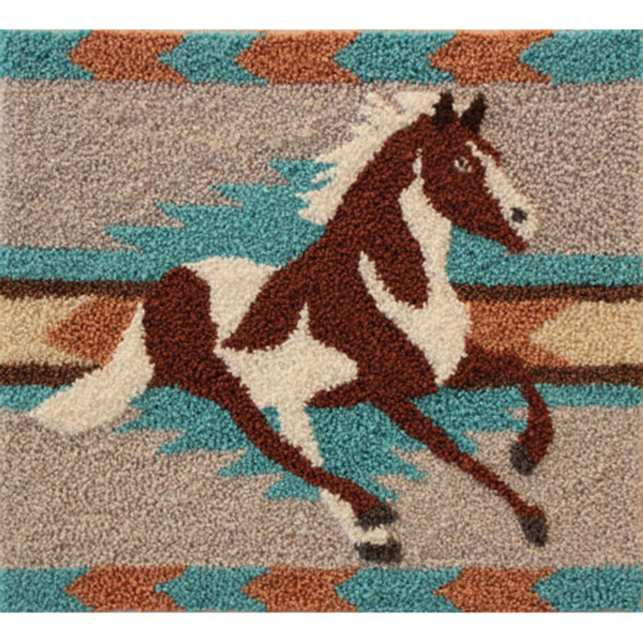 Punch Needle Kit - Navajo Paint Horse | The Woolery