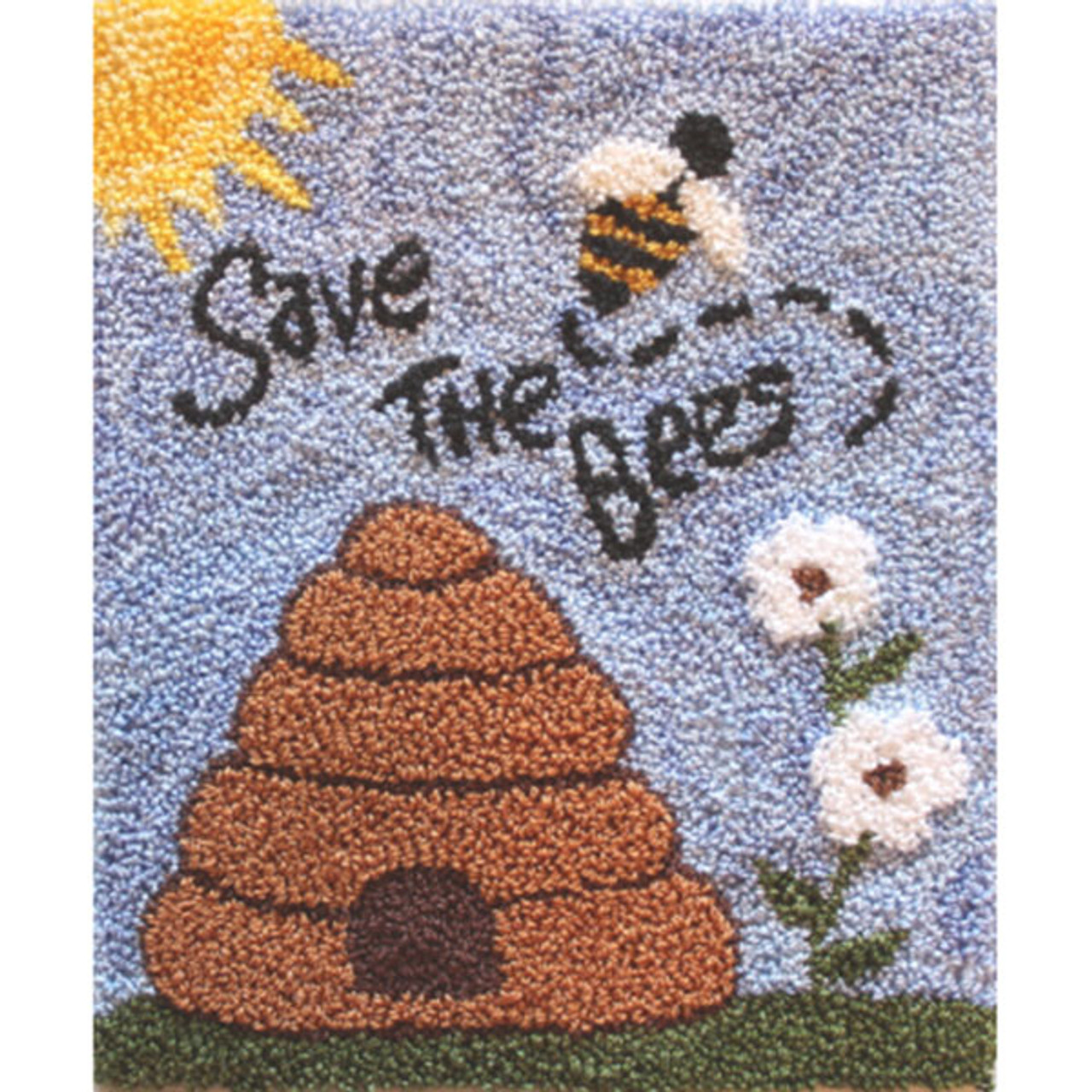 Punch Needle Kit Save The Bees The Woolery