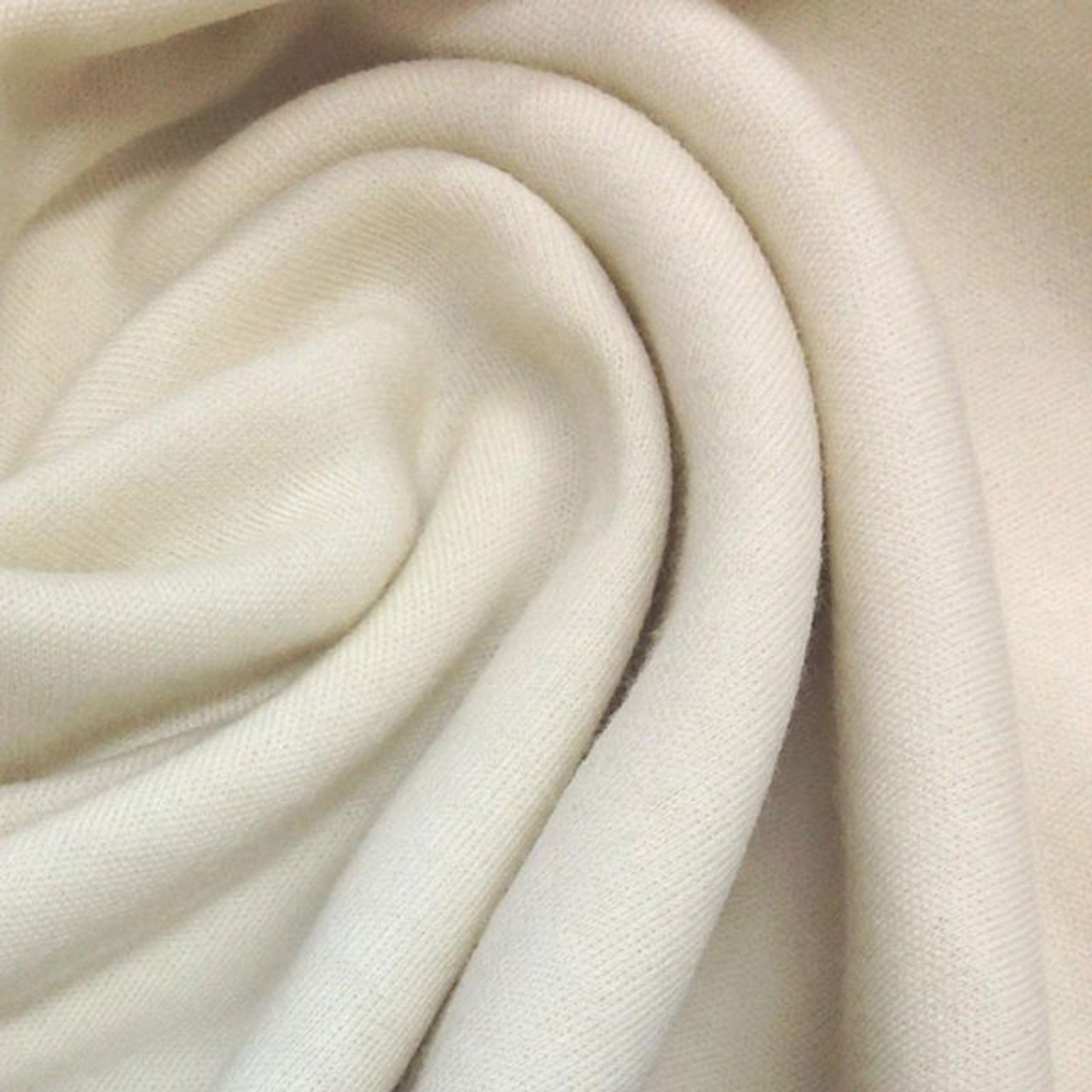 Natural White Wool Fabric