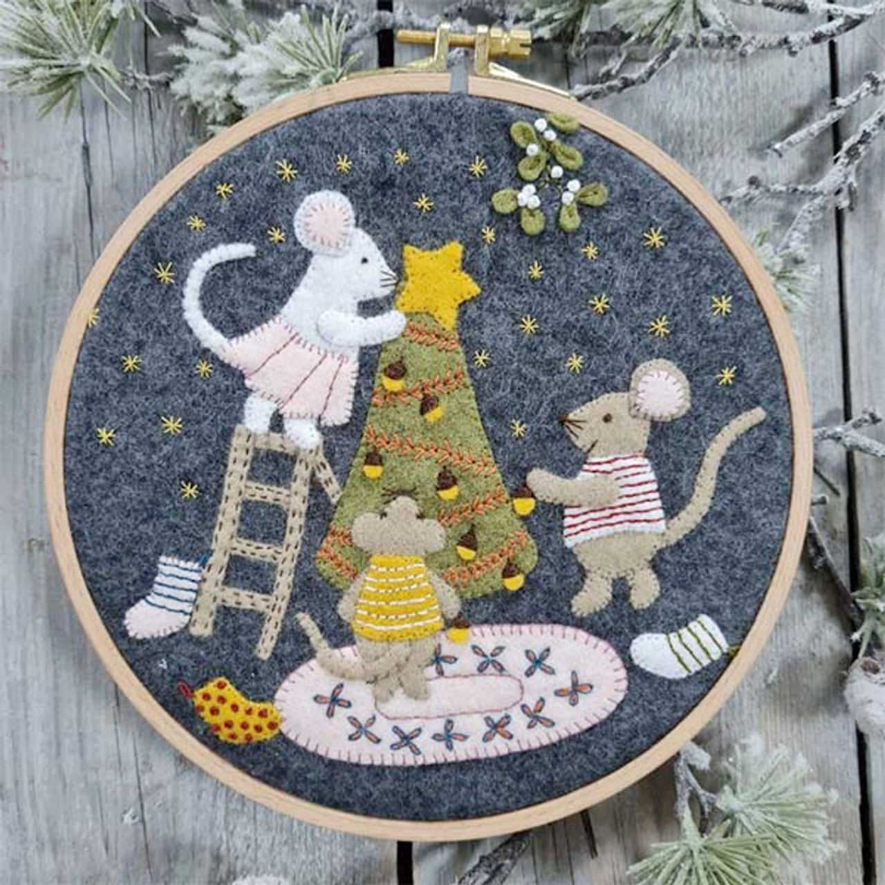 Corinne Lapierre Wool Hoop Kits