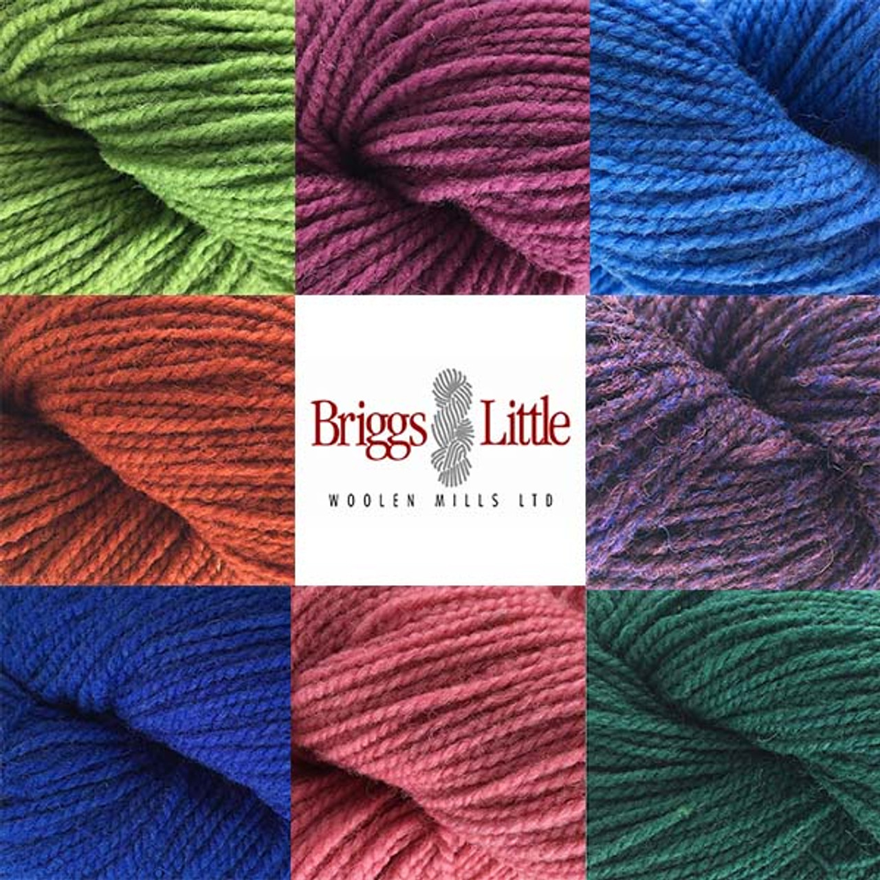 Black Rug Hooking Wool Yarn - Briggs & Little 4 Ply Super Weight