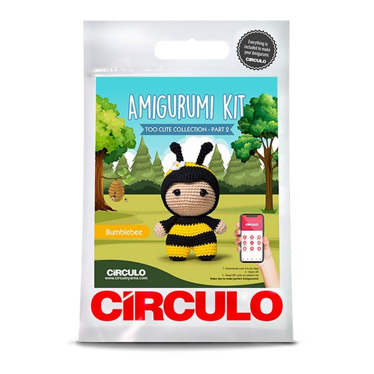 Circulo Amigurumi Kit - Bumblebee