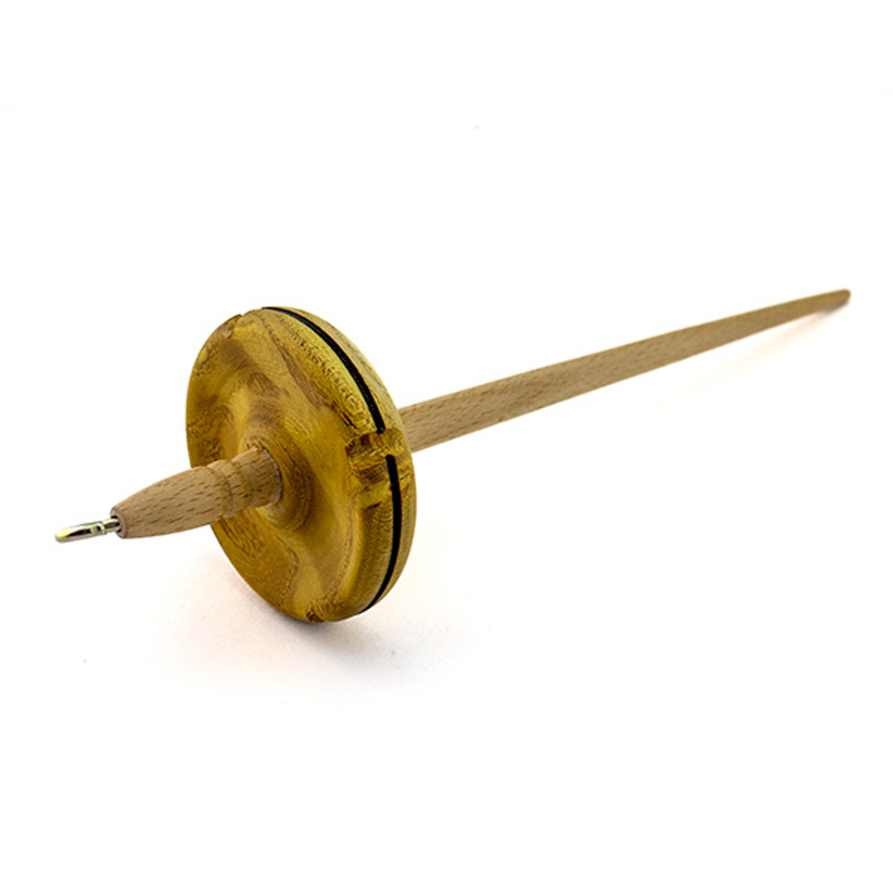 Kravelli Artisanal Drop Spindle - Beechwood / Mulberry