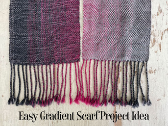 Easy Gradient Scarf Project Idea