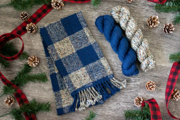 Big Checkered Plaid Scarf Project