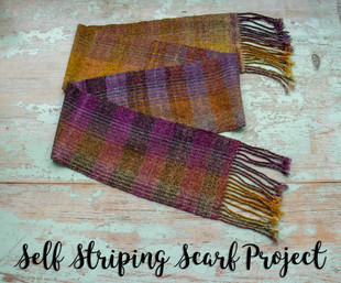 Self Striping Scarf Project