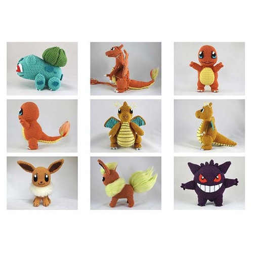 Pokemon Crochet Kit: Kit includes everything you need to make Pikachu and  instructions for 5 other Pok mon