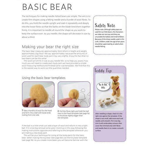 Needle Felting Teddy Bears For Beginners — Material Needs