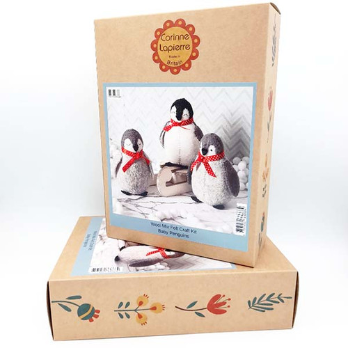 Corinne Lapierre Baby Penguins Felt Craft Kit