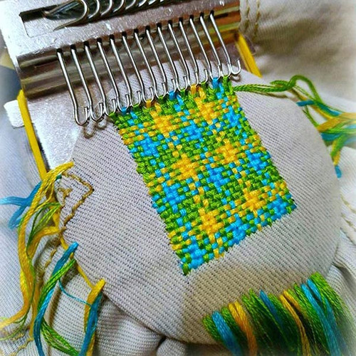 Woven Mend with Speedweve Loom 