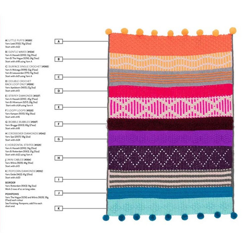 Mix and Match Modern Crochet Blankets: 100 patterned and textured stripes  for 1000s of unique throws: Crick, Esme: 9781446309858: Books 